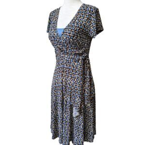 John Paul Richard Petite Midi Wrap Dress PS